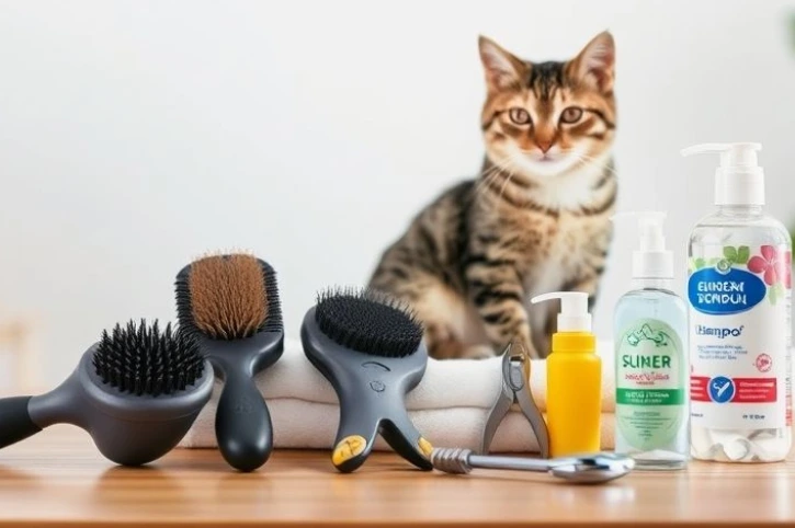 cat grooming tools